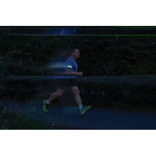 gray Luz de circulación LED recargable Lumi Sprint RCS rplástic