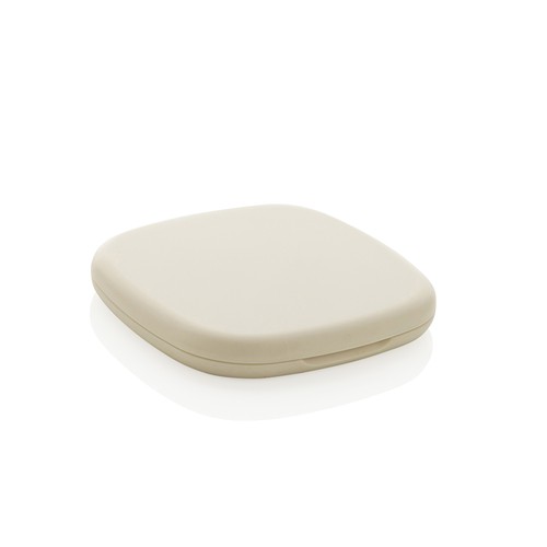 beis Espejo de maquillaje de plástico reciclado Reflecta RCS