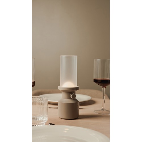 beis Lámpara de mesa VINGA Niori RCS