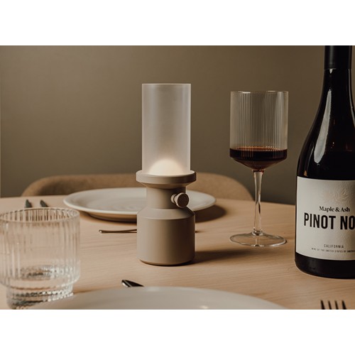 beis Lámpara de mesa VINGA Niori RCS