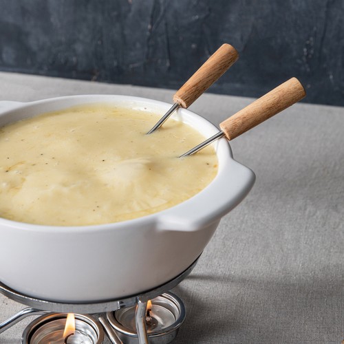 white Set fondue de queso BOSKA para fiestas 750 ml