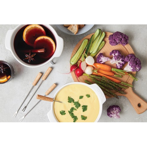 white Set fondue de queso BOSKA para fiestas 750 ml