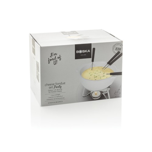 white Set fondue de queso BOSKA para fiestas 750 ml