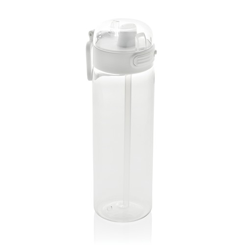 white Botella deportiva antigoteo SipnLock RCS RPET 800 ml