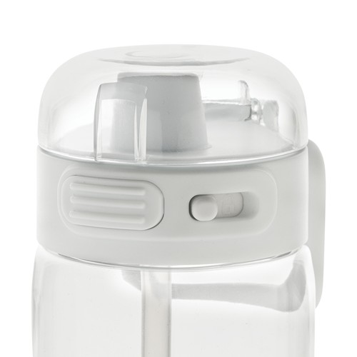 white Botella deportiva antigoteo SipnLock RCS RPET 800 ml