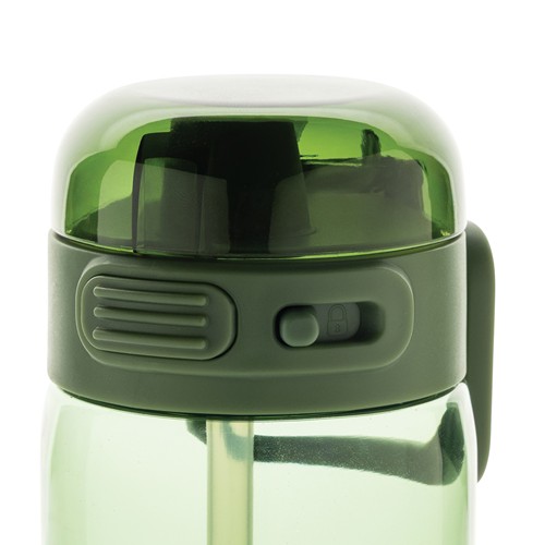 green Botella deportiva antigoteo SipnLock RCS RPET 800 ml