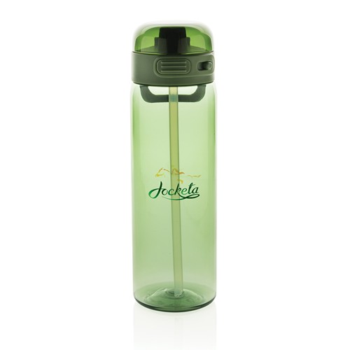 green Botella deportiva antigoteo SipnLock RCS RPET 800 ml