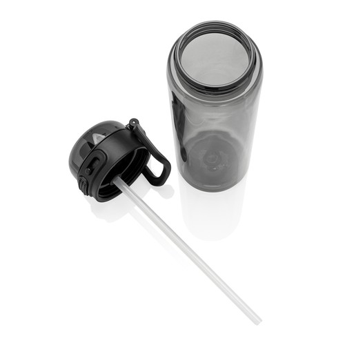 black Botella deportiva antigoteo SipnLock RCS RPET 800 ml