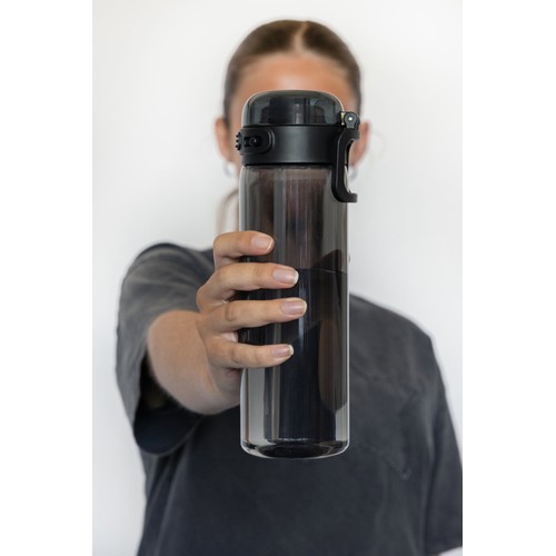 black Botella deportiva antigoteo SipnLock RCS RPET 800 ml