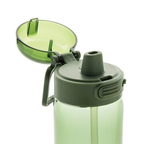 green Botella deportiva antigoteo SipnLock RCS RPET 800 ml