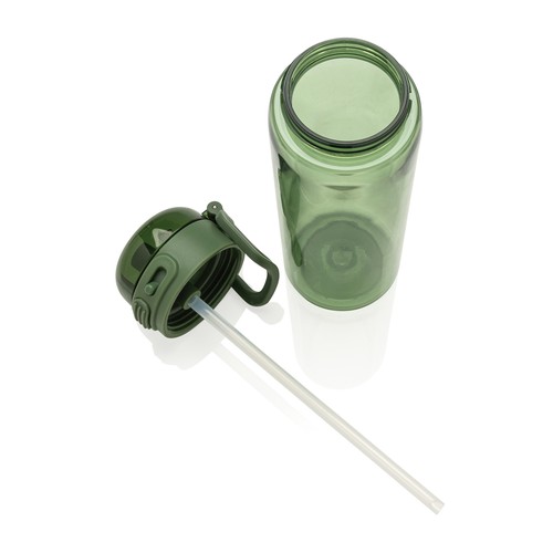 green Botella deportiva antigoteo SipnLock RCS RPET 800 ml
