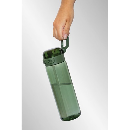 green Botella deportiva antigoteo SipnLock RCS RPET 800 ml