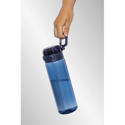 azul marino Botella deportiva antigoteo SipnLock RCS RPET 800 ml