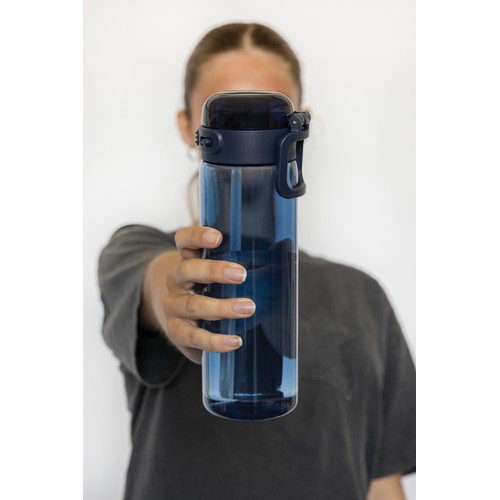 azul marino Botella deportiva antigoteo SipnLock RCS RPET 800 ml