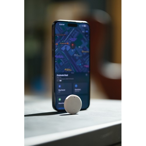 white Localizador de artículos Findmate RCS Dual IPX 5