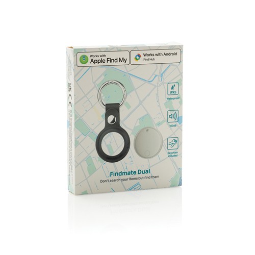 white Localizador de artículos Findmate RCS Dual IPX 5