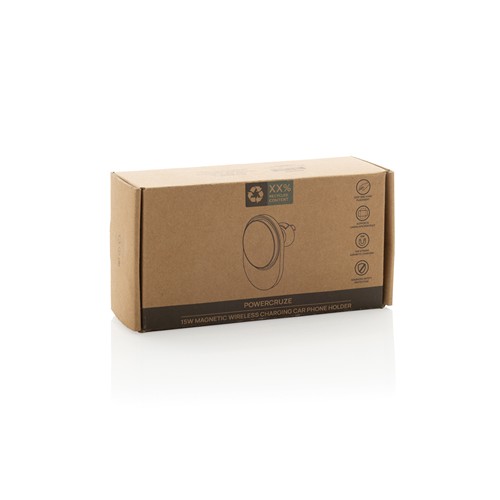 Support magnetique à voiture 15W en plastique RCS PowerCruze - 4