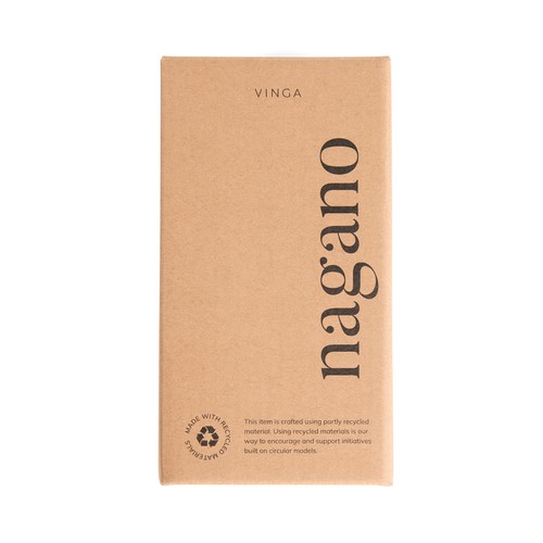Set 2 tazas de acero inoxidable recicladas VINGA Nagano RCS
