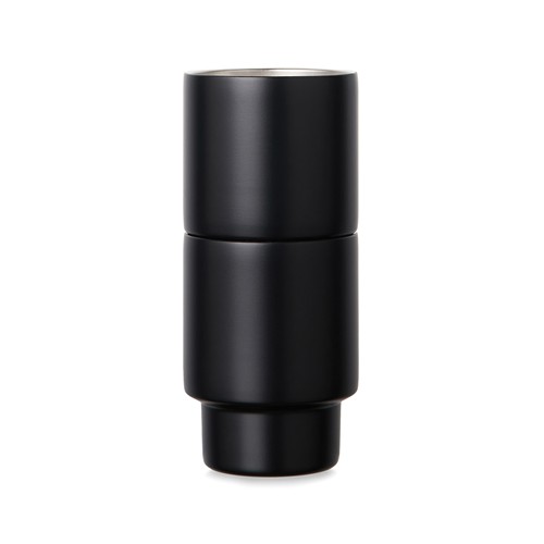 black Set 2 tazas de acero inoxidable recicladas VINGA Nagano RCS