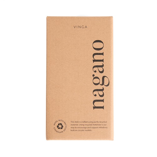 black Set 2 tazas de acero inoxidable recicladas VINGA Nagano RCS