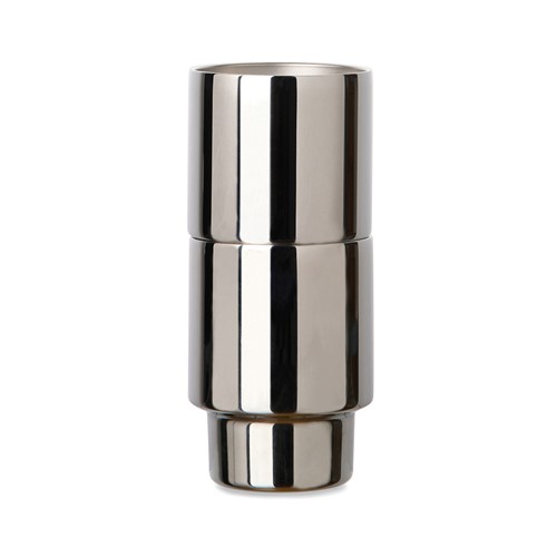 acero brillante Set 2 tazas de acero inoxidable recicladas VINGA Nagano RCS