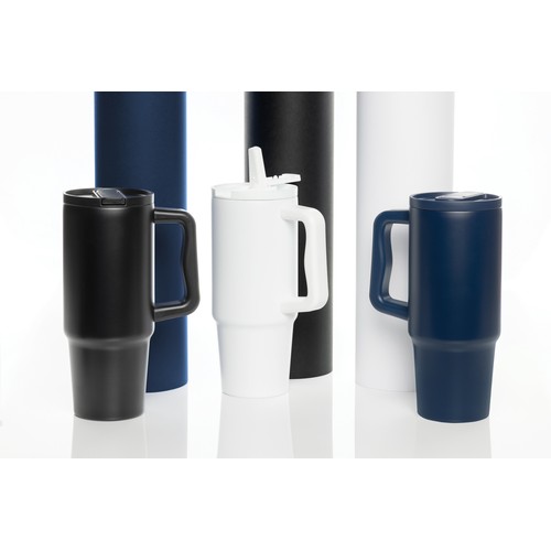 Vaso de acero inoxidable reciclado RCS antigoteo Embrace