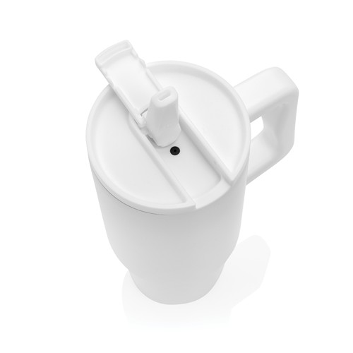 white Vaso Embrace RCS acero inoxidable reciclado RCS