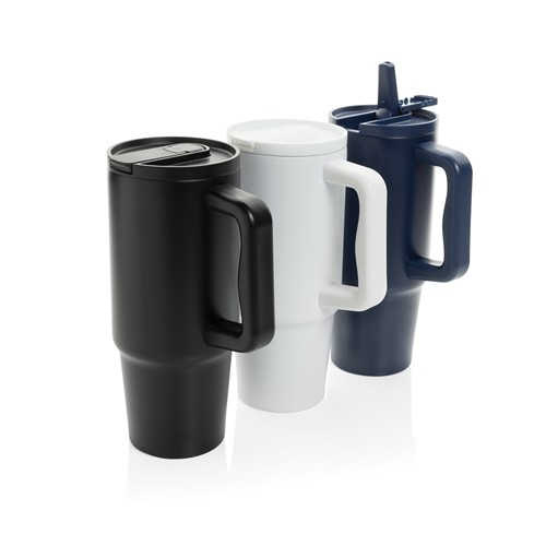white Vaso Embrace RCS acero inoxidable reciclado RCS