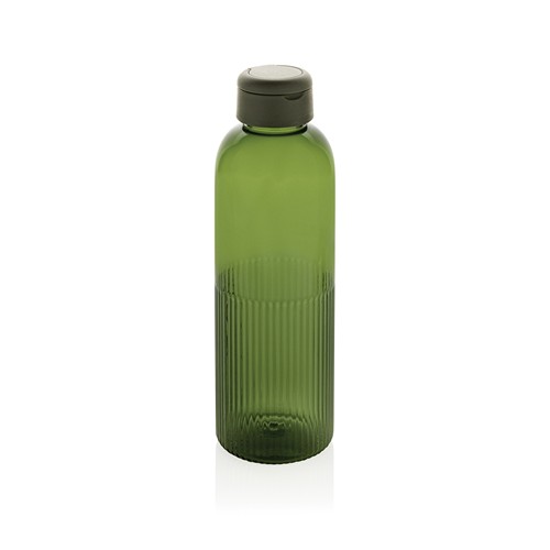 green Botella de agua antigoteo Ripple RCS RPET con asa 75 ml