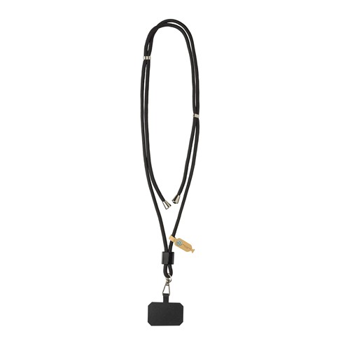 Tour de cou téléphone réglable en rPET recyclé RCS CarryLoop - 4
