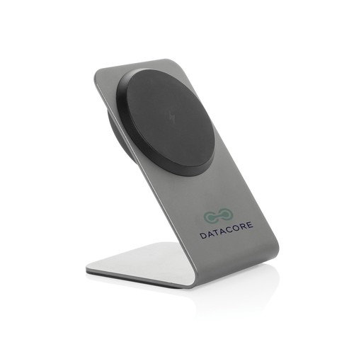 Soporte magnético Terra con carga inalámbrica aluminio 15W