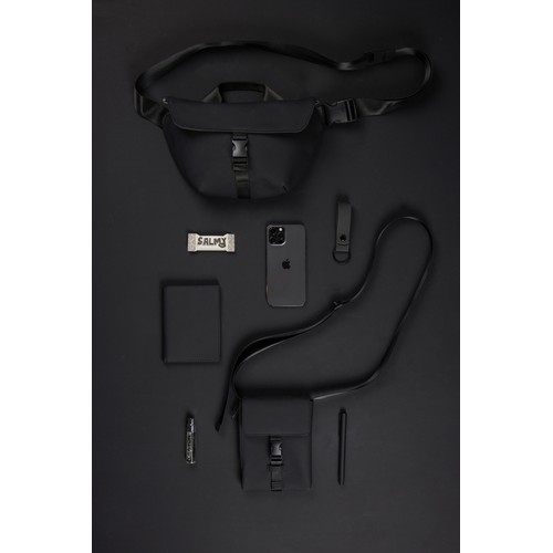 black Bolsa bandolera VINGA Baltimore RCS