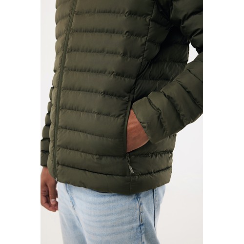kaki IQONIQ Maiko Chaqueta Acolchada Hombre Poliéster Reciclado