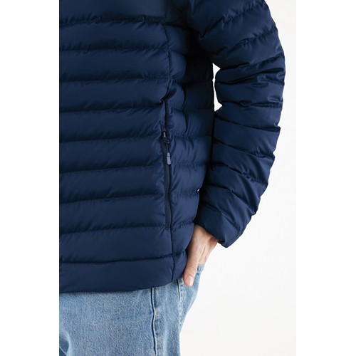 azul marino IQONIQ Maiko Chaqueta Acolchada Hombre Poliéster Reciclado