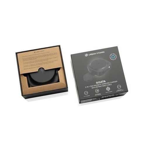 Chargeur  2-en-1 magnétique 15W Urban Vitamin Golet - 13