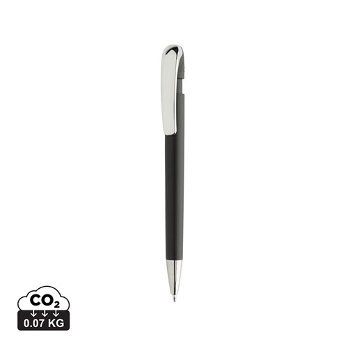 Stylo à clip métallique en ABS recyclé GRS Glide - 1