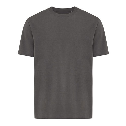 antracita IQONIQ Nikko Camiseta Heavy Weight Algodón Reciclado