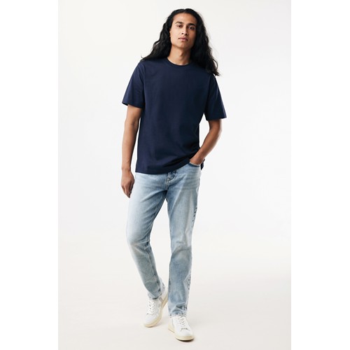 azul marino IQONIQ Nikko Camiseta Heavy Weight Algodón Reciclado