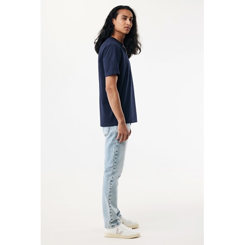 azul marino IQONIQ Nikko Camiseta Heavy Weight Algodón Reciclado