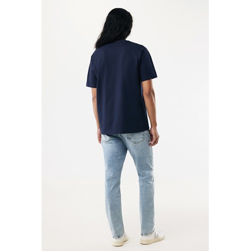 azul marino IQONIQ Nikko Camiseta Heavy Weight Algodón Reciclado