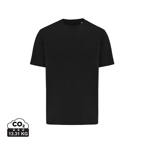 black IQONIQ Nikko Camiseta Heavy Weight Algodón Reciclado