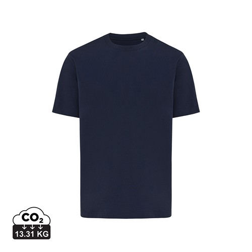 azul marino IQONIQ Nikko Camiseta Heavy Weight Algodón Reciclado