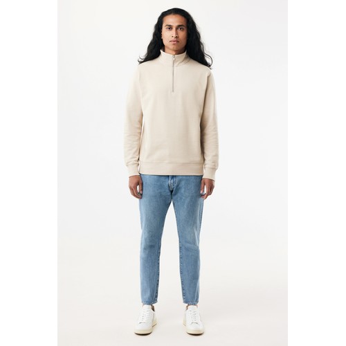 Suéter con cremallera de algodón reciclado Elgon