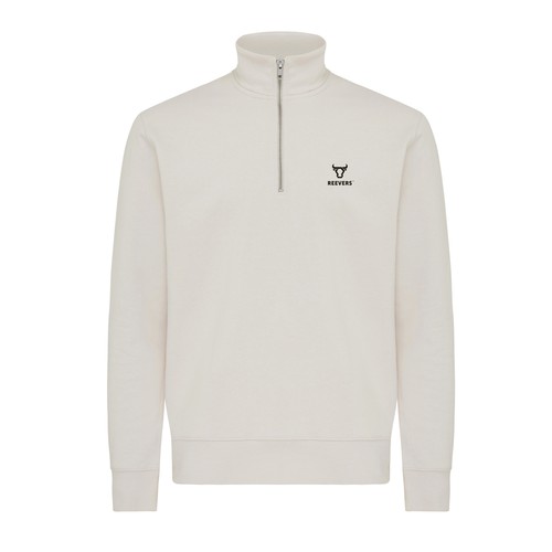 Suéter con cremallera de algodón reciclado Elgon