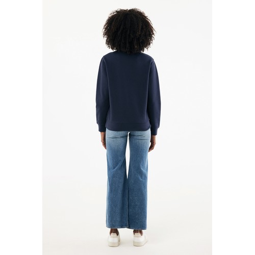 Suéter con cremallera de algodón reciclado Elgon