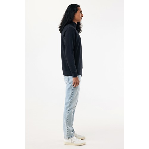black IQONIQ Elgon Sudadera Media Cremallera Algodón Reciclado