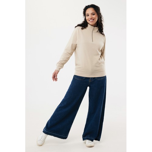 Suéter con cremallera de algodón reciclado Elgon