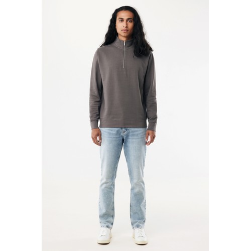 Suéter con cremallera de algodón reciclado Elgon