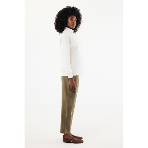 Suéter con cremallera de algodón reciclado Elgon