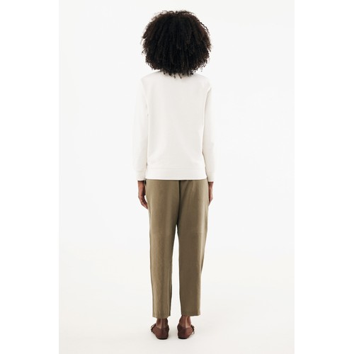 Suéter con cremallera de algodón reciclado Elgon